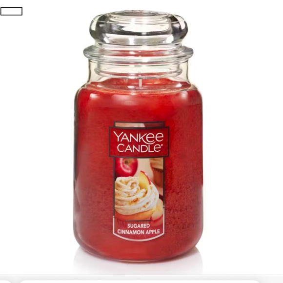 NWT Yankee Candle Sugared Cinnamon Apple 22oz - Picture 1 of 10